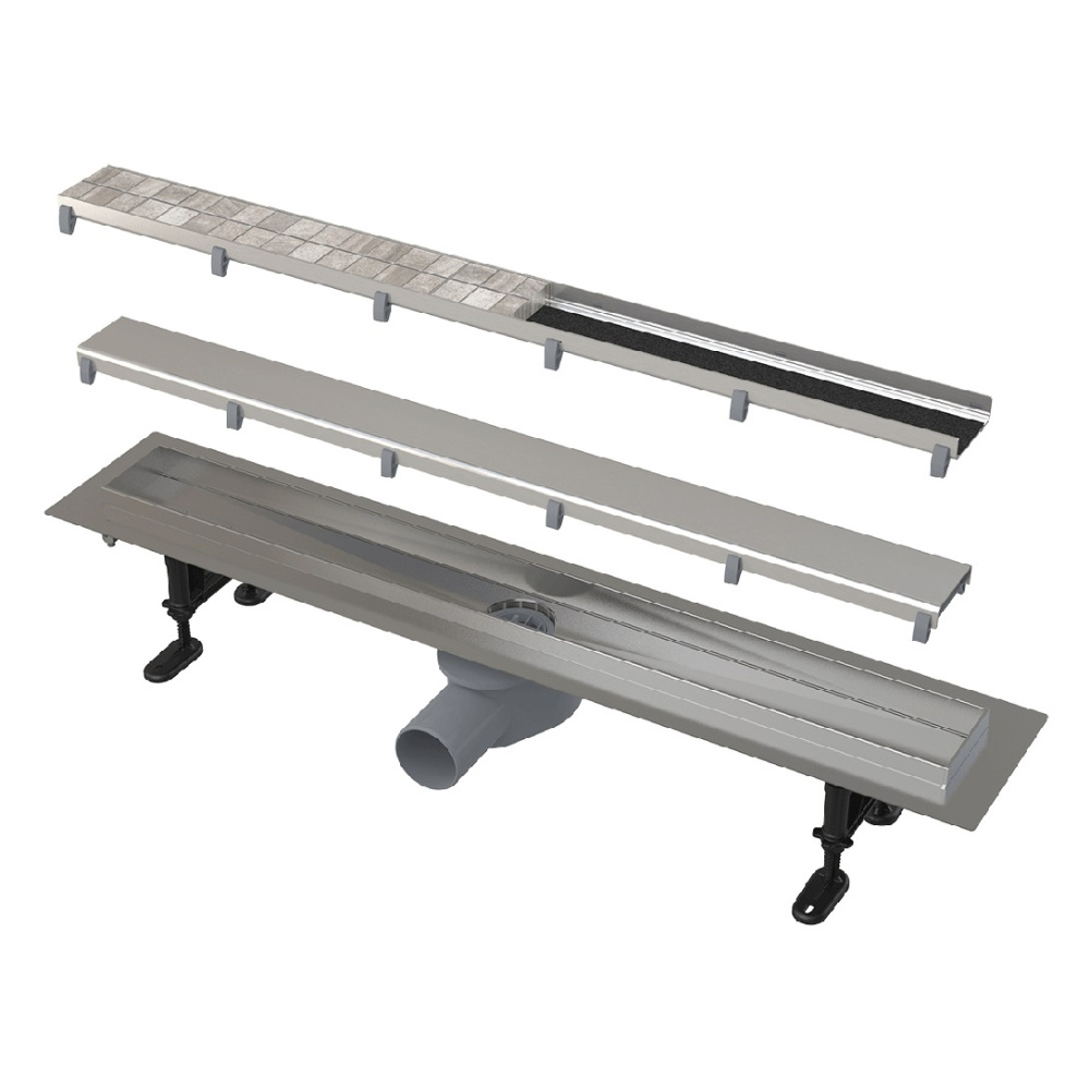 Душевой лоток AlcaPlast (APZ13-DOUBLE9-850) серый
