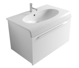 Фото Тумба с раковиной Globo Bowl+ (BPM3X) белый