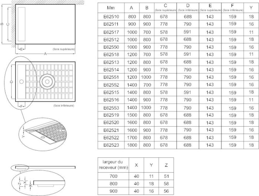 Белый квадратный душевой поддон из материала Flight, 90 х 90 см Jacob Delafon E62511-00