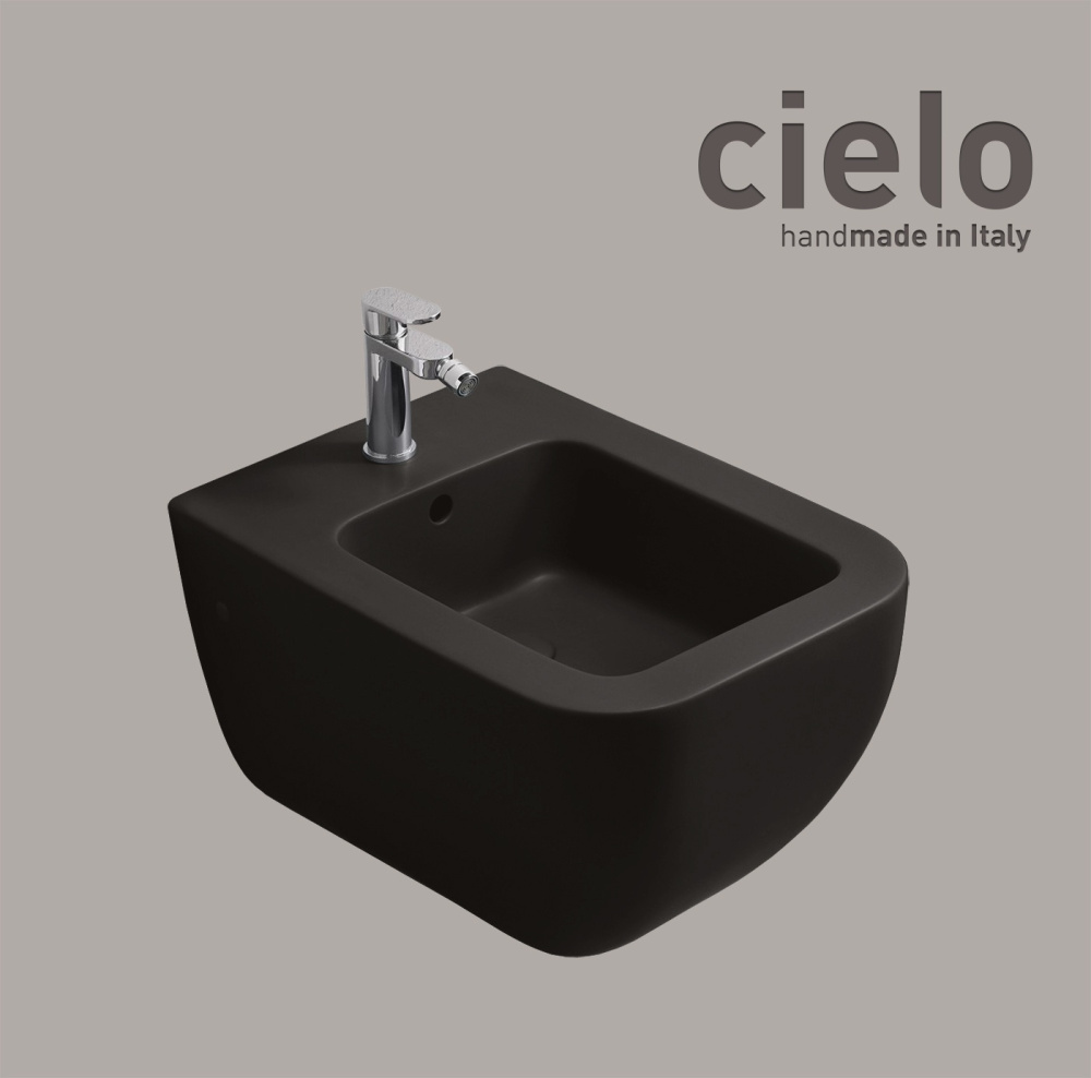 Ceramica CIELO Shui Comfort SHCOBS LV - Биде подвесное 55*37 см, с отверстием для смесителя (Lavagna