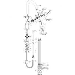 Фото Смеситель для кухни 39835000 Axor Citterio