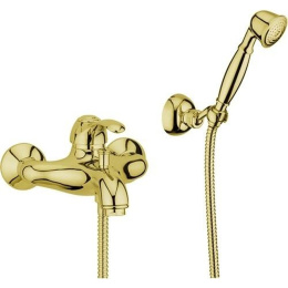 Фото Смеситель для ванны и душа Webert Aurora AU850101010(153), золото
