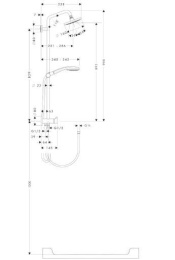 Фото Душевая система Hansgrohe Croma 100 (27139000) хром