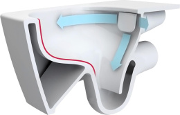 Подвесной унитаз Vitra Metropole (7672B003-1687/90-003-009) белый