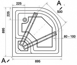 Опоpная констpукция Ravak Uni (B2C0000001)