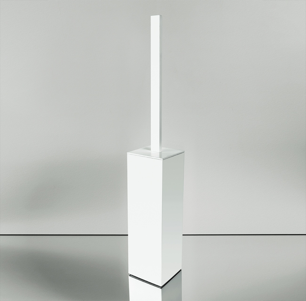 Colombo Design LOOK B1606.BM Ерш для унитаза напольный (белый матовый)