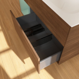 Villeroy Boch Finion F060GMGN Тумба под раковину 1196х498 мм (olive matt/walnut veneer)