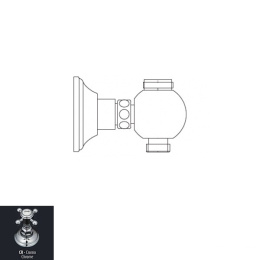 Фото Держатель душевой стойки Nicolazzi Doocia 5609ACR хром