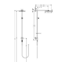 Душевая система Hansgrohe Raindance (27166000)