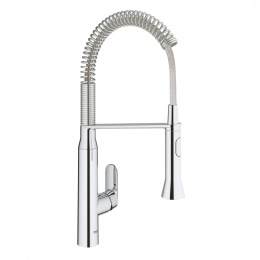 Grohe K7 31379000 Смеситель для кухни профессиональный, выдвижной гибкий излив