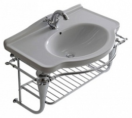 Раковина подвесная 75 см Galassia Ethos (8433M), цвет белый