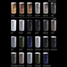 Раковина Kerasan Artwork Barrel 4742K31, 45 x h90 см напольная, слив в пол, черный матовый
