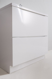 Тумба под раковину BelBagno Marino MARINO-1000-2C-PIA-BL-P, 100 х 44.5 х 80 см, Bianco Lucido