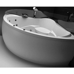 Акриловая ванна 150x150 Aquanet (00204003), Четверть круга, Гидромассаж: есть