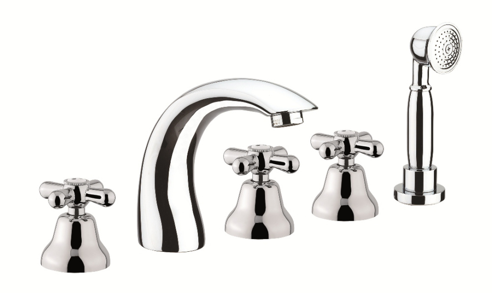 Фото Смеситель на борт ванны Webert Armony AM730401015, хром