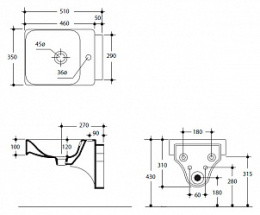 Фото Биде подвесное Kerasan Cento (352401) белый