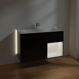 Villeroy Boch Finion G040MTPD Тумба под раковину 996х498 мм (white matt/black matt)