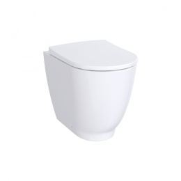 Приставной унитаз Geberit Acanto 500.602.01.8, Alpine с глазурью KeraTect®