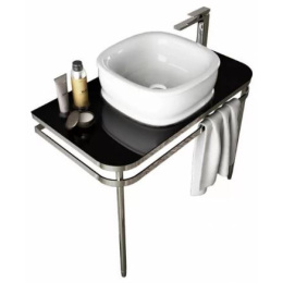 Раковина накладная 45 см ArtCeram Azuley (AZL001 05 00) белый