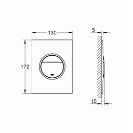 Кнопка смыва Grohe Nova Cosmopolitan (37601A00)