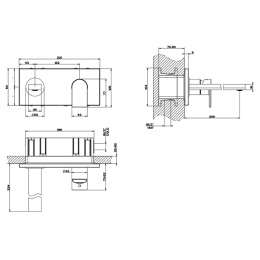 Bнешняя часть для смесителя Gessi Emporio Via manzoni (44895#031) хром
