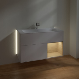 Villeroy Boch Finion G040PCMT Тумба под раковину 996х498 мм (oak veneer/white matt)