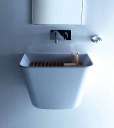 Постирочная раковина 65 см Galassia Meg11 (5403), цвет белый