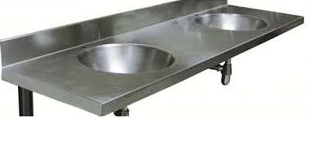 Фото Раковина Nofer 13070.3.S коллективная 1800 мм