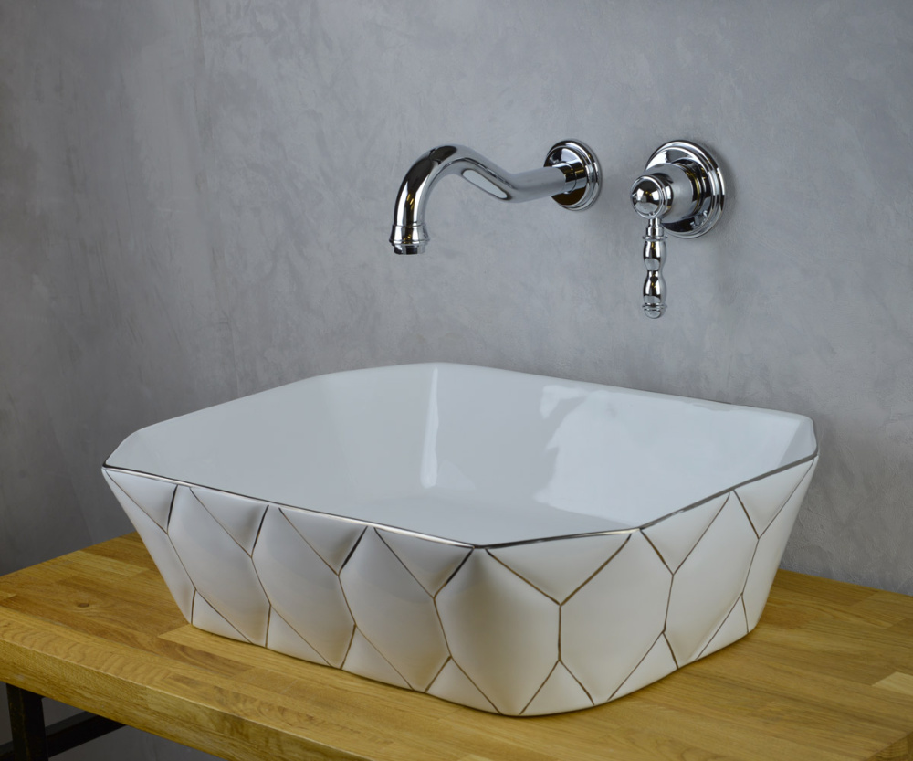 Фото Смеситель для раковин Bronze de Luxe Tiffany (1920CR) хром