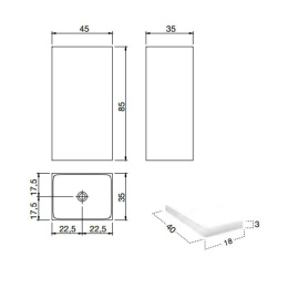 Фото Antonio Lupi Fusto FUSTO Bianco/cr Раковина напольная 45х35х85 см, цвет: белый