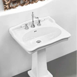 Фото Раковина 68 см ArtCeram Hermitage (HEL002 01 00) белый