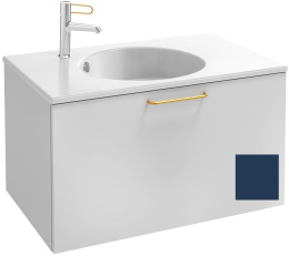 Тумба под раковину Jacob Delafon Odeon Rive Gauche 70 см, EB2511-RX-M67, цвет тёмно-синий матовый, р
