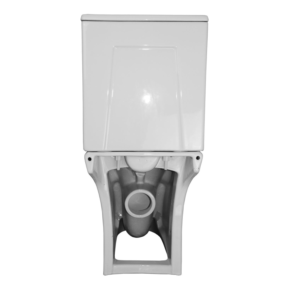 Унитаз-компакт Azario FRETTA ROUND (AZ-1217 + AZ-1216-G) Белый