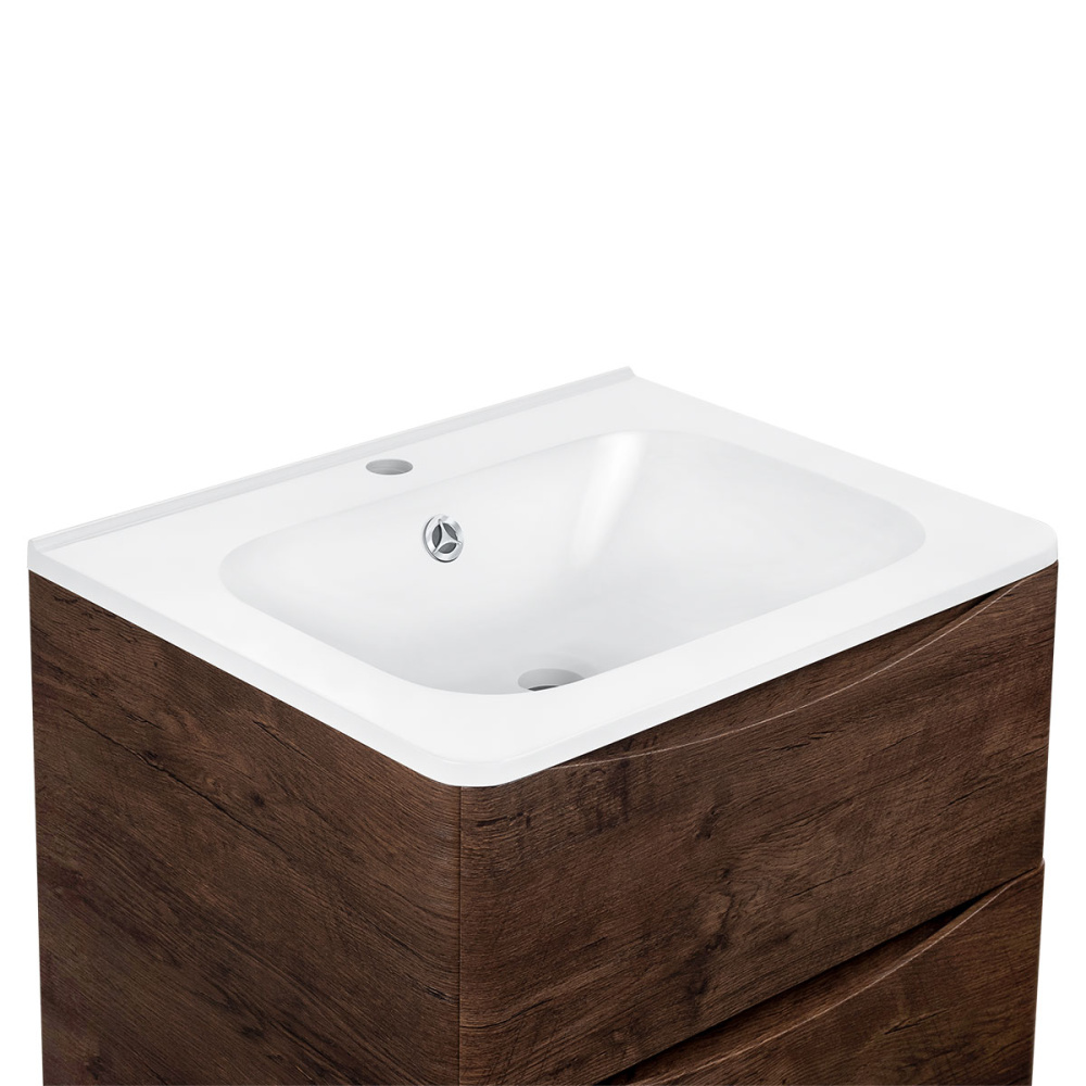 Фото Раковина из искусственного камня Vincea (VCB-2VP600W) белый