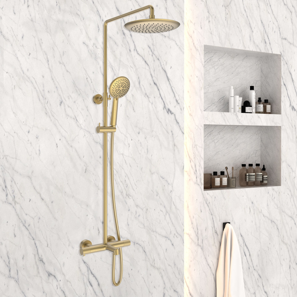 Фото Душевая стойка Vincea Desire (VSFS-1D1TBG) хром