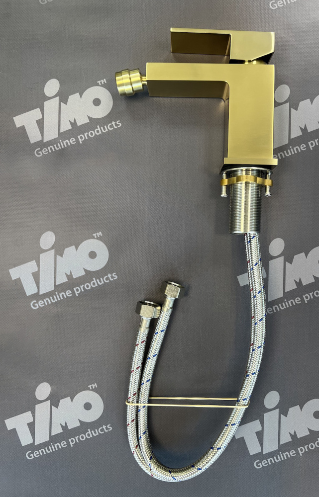 Фото Смеситель для биде Timo Selene 2062/17F золото матовое