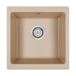 Мойка кухонная 45x46 Paulmark Brilon  (PM104546-QU) кварц