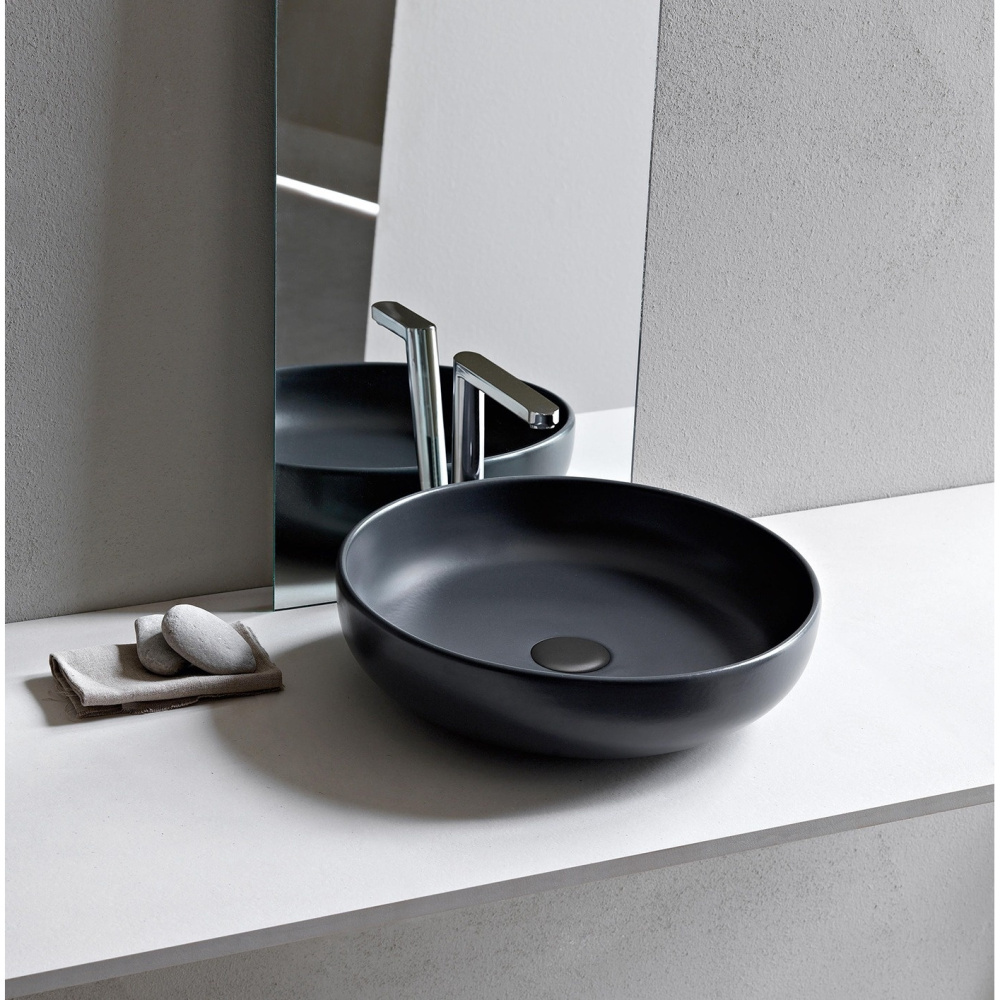 Ceramica CIELO Shui SHBA45 BR - Раковина накладная Ø45 (Brina)