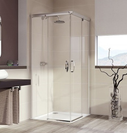 Душевой уголок Huppe Aura Elegance 401310.092.321, 100 х 100 х 200 см