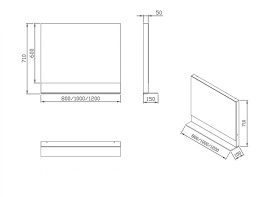 Фото Зеркало Ravak  (X000001046), дуб