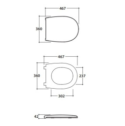 Фото Сидение с крышкой для унитаза Globo Grace (GR022BI) белый