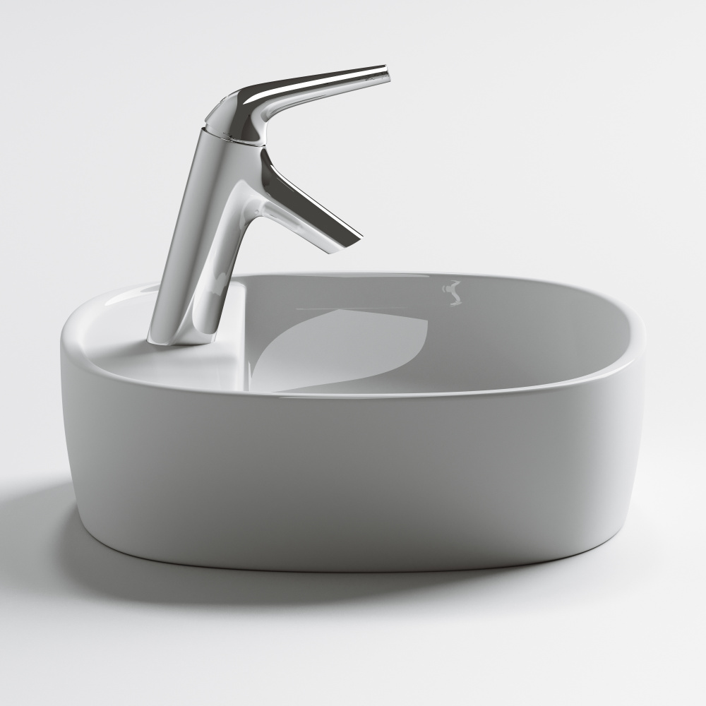 Накладная раковина Ceramicanova Element CN6036 Овал 50 см