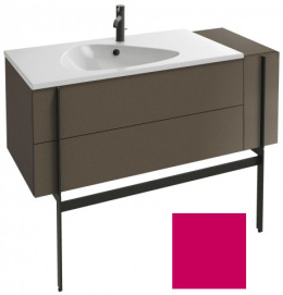 Тумба под раковину Jacob Delafon Nouvelle Vague 120 см,EB3034-441, 3 ящика, с выступом, цвет - фукси