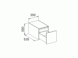 Фото Модуль нижнего шкафа Keuco Edition 11 31310YY0100