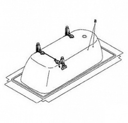 Фото Ножки для ванны Kaldewei 5030 универсальные