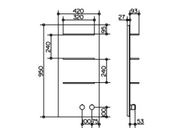 Смеситель для ванны Keuco MeTime_spa 56164011102, антрацит