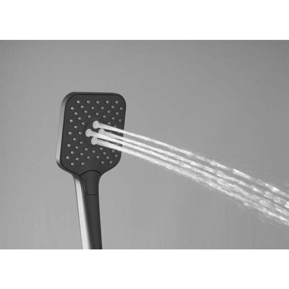 Душевая стойка Vincea Cube (VSFS-1C1GM) сталь