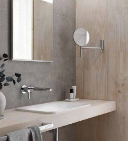 Фото Зеркало косметическое Keuco Plan 17649010002, хром