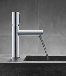 Фото Смеситель для раковины Axor Uno 45012000 с кнопкой Select, хром