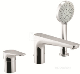 Фото Смеситель для ванны с душем Roca Atlas (5A9890C00) хром